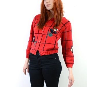 Vintage cropped sweater